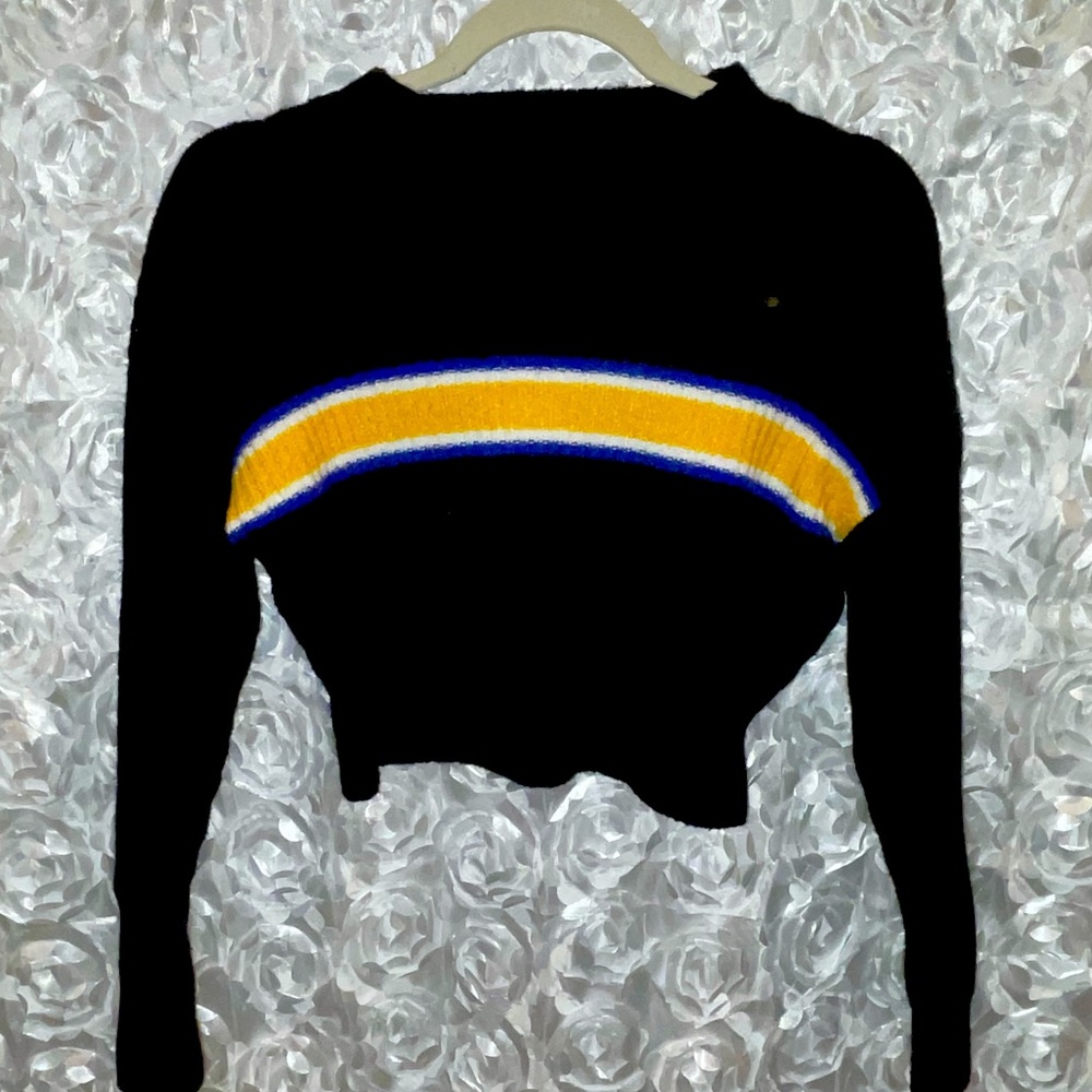 Stripped Crop Sweater